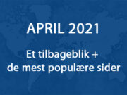 April 2021 – Et tilbageblik og de mest populære sider