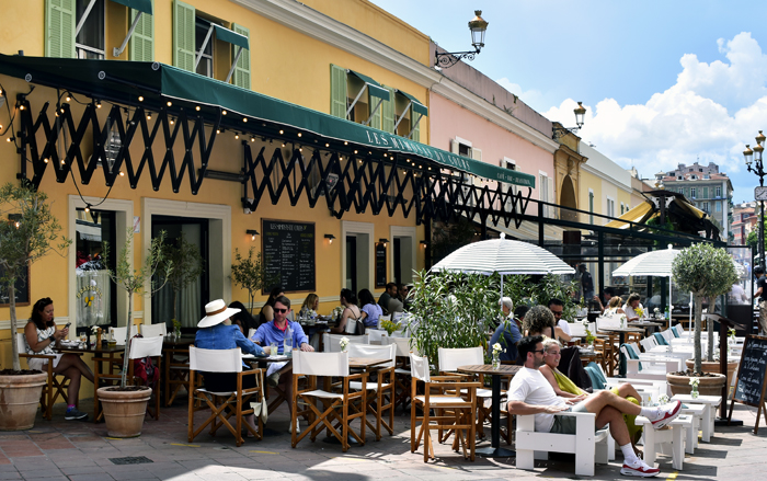 spisesteder i nice