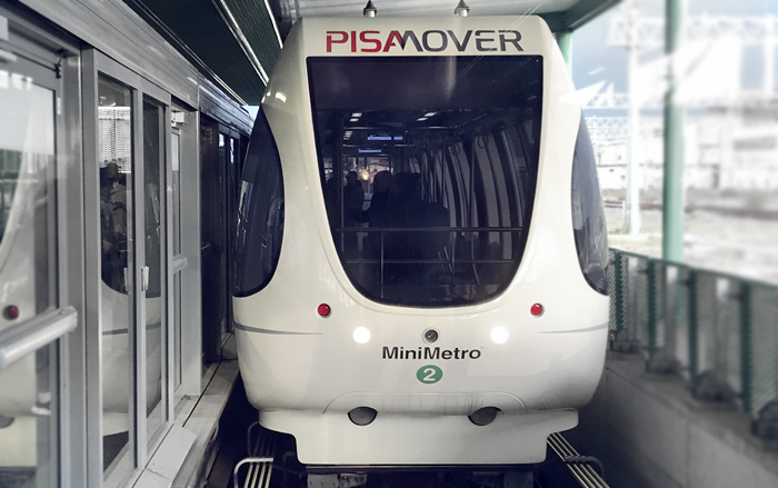 fra pisa lufthavn til centrum