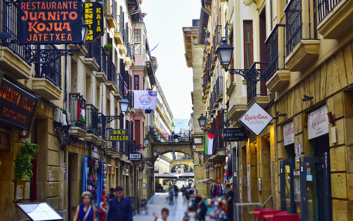 spisesteder i san sebastian